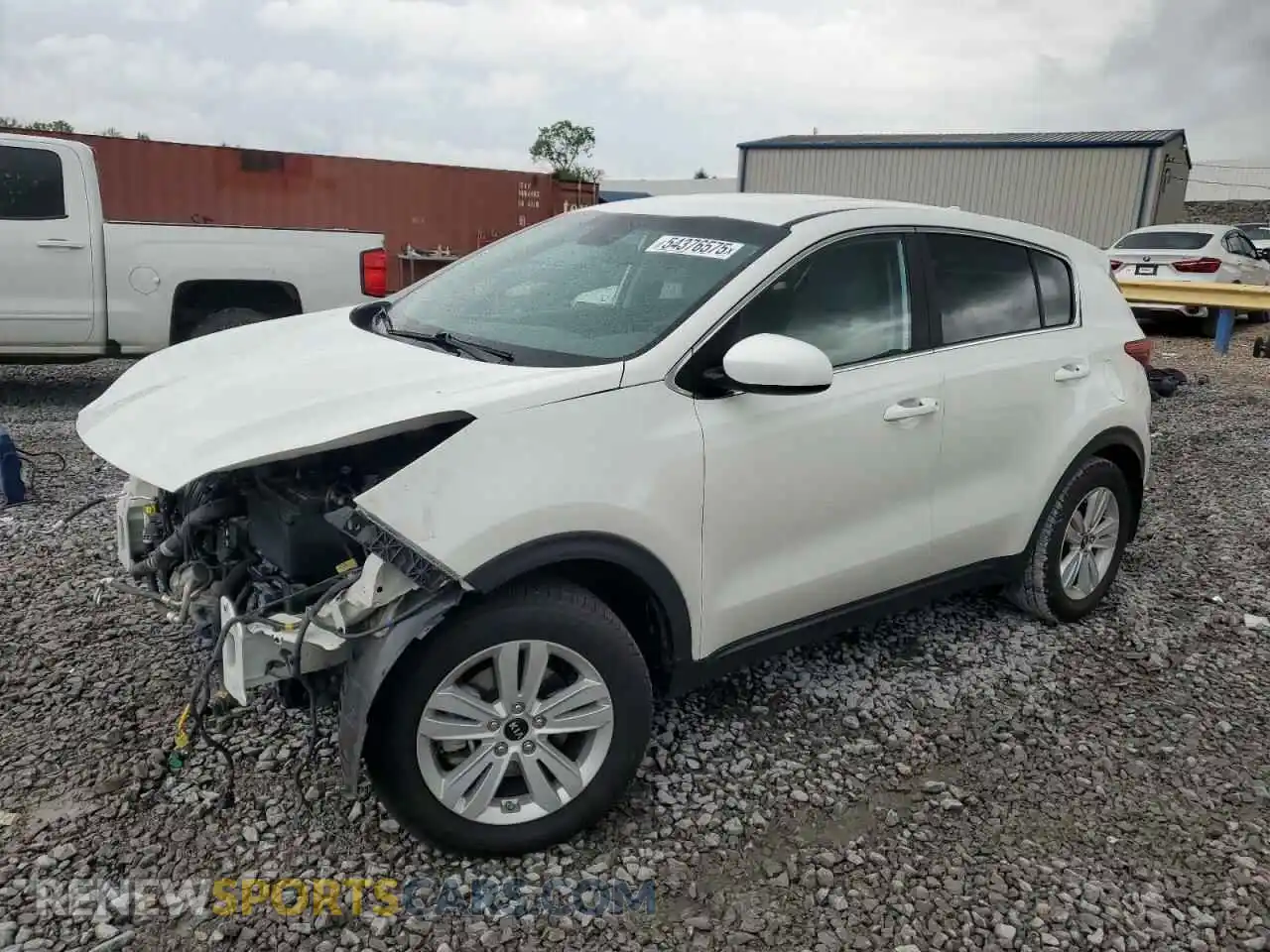 1 Photograph of a damaged car KNDPM3AC4K7572910 KIA SPORTAGE 2019