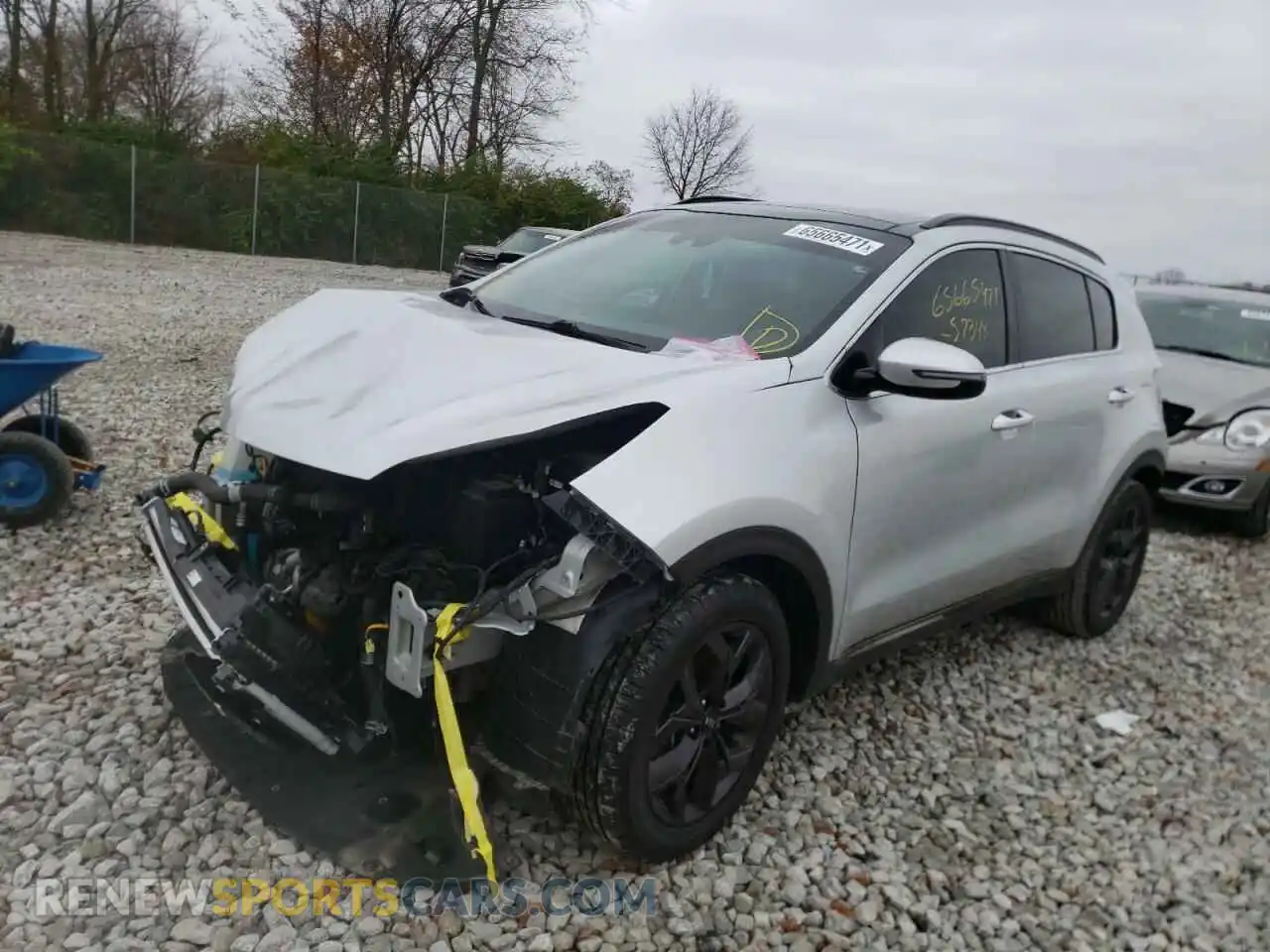 2 Photograph of a damaged car KNDP63AC4L7695098 KIA SPORTAGE 2020