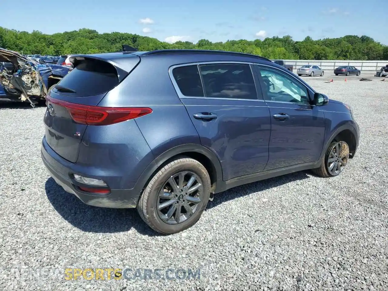 3 Фотография поврежденного автомобиля KNDP63AC4L7813103 KIA SPORTAGE 2020