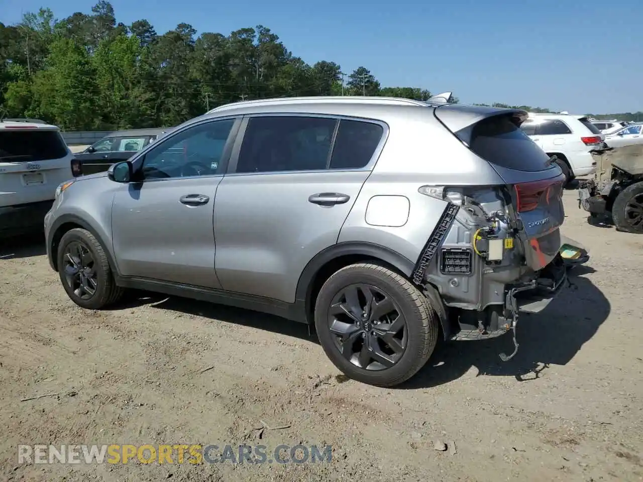 2 Photograph of a damaged car KNDP63AC7L7676321 KIA SPORTAGE 2020