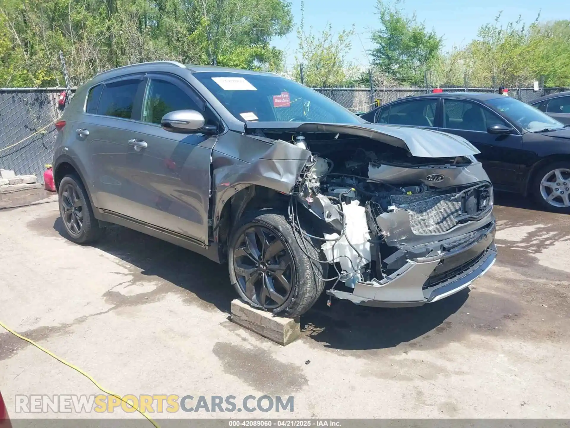 1 fotografías del automóvil dañado KNDP63AC8L7789078 KIA SPORTAGE 2020