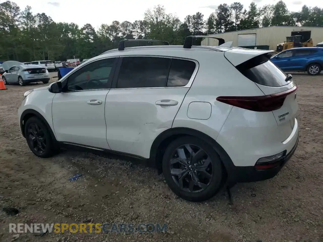 2 fotografías del automóvil dañado KNDP63AC9L7769082 KIA SPORTAGE 2020