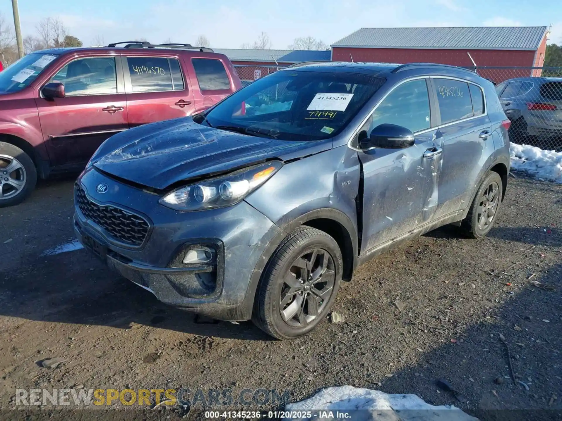 2 Photograph of a damaged car KNDP6CAC3L7771491 KIA SPORTAGE 2020