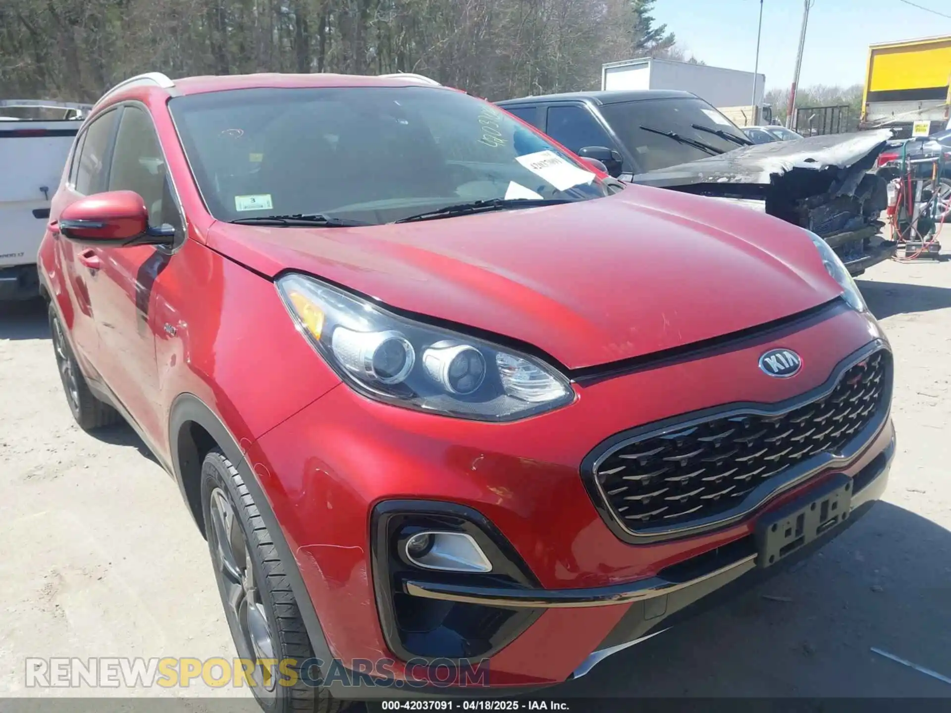 1 Photograph of a damaged car KNDP6CAC8L7716504 KIA SPORTAGE 2020
