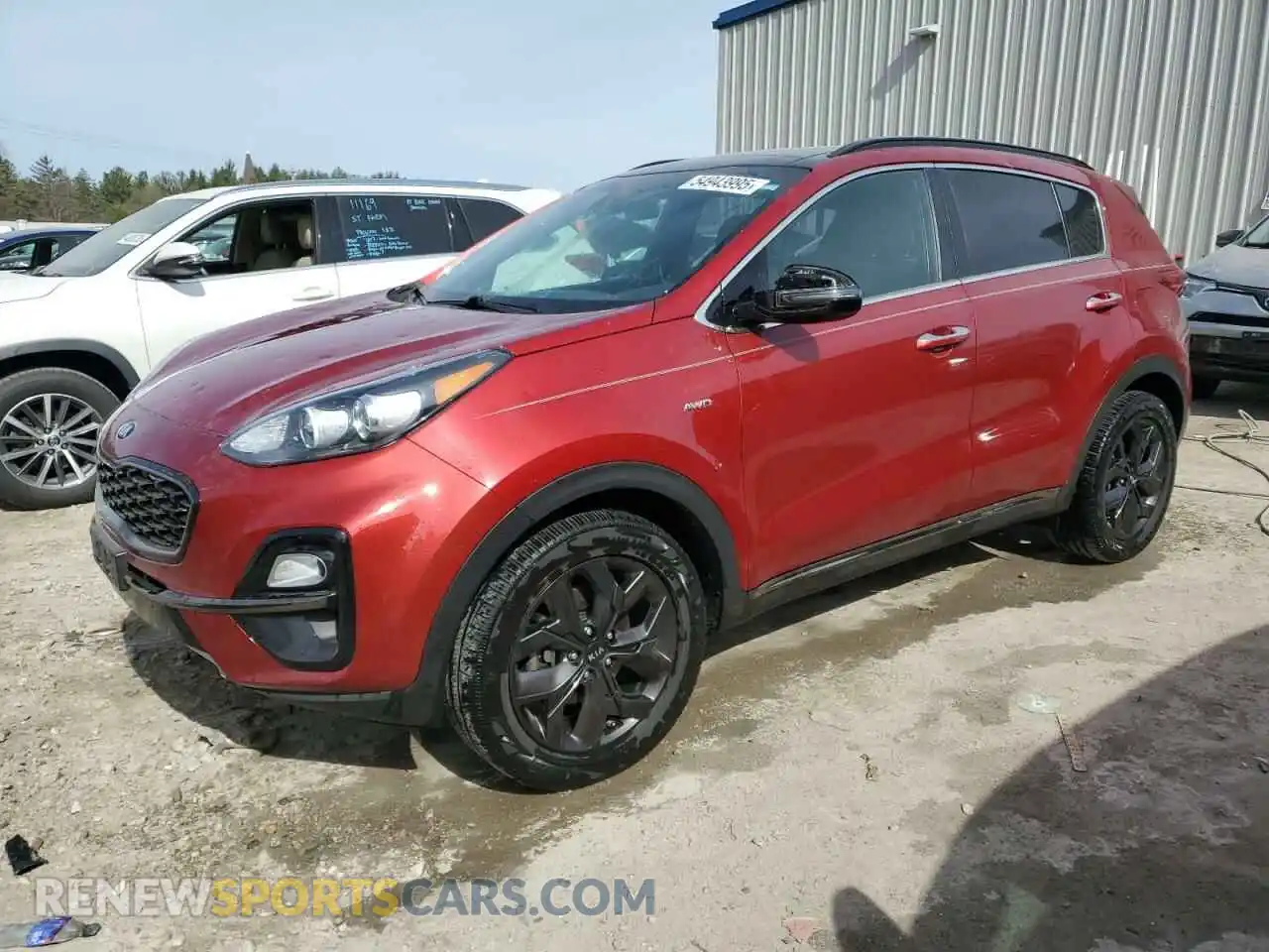 1 Photograph of a damaged car KNDP6CAC8L7828591 KIA SPORTAGE 2020