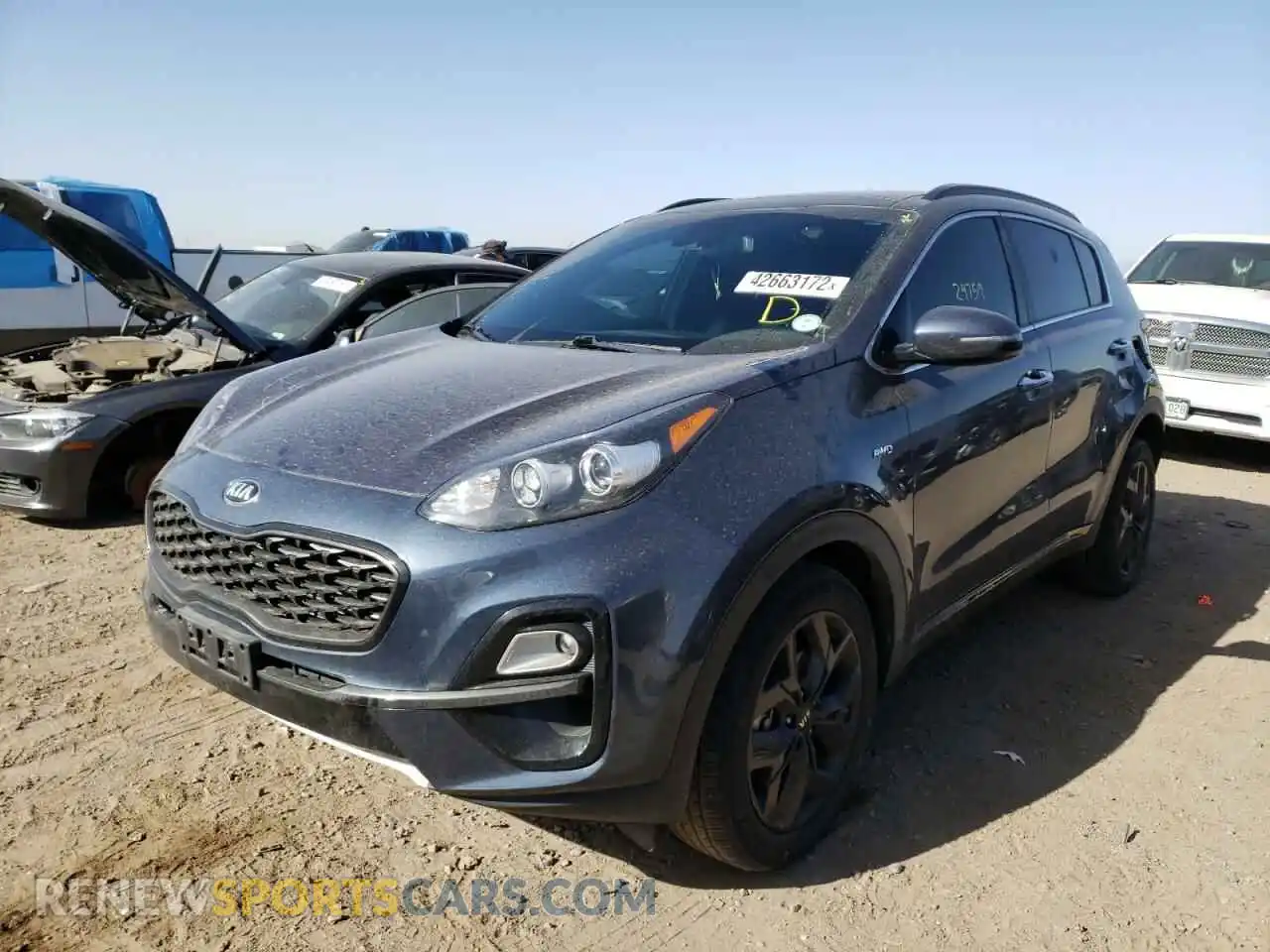 2 Photograph of a damaged car KNDP6CAC9L7762715 KIA SPORTAGE 2020