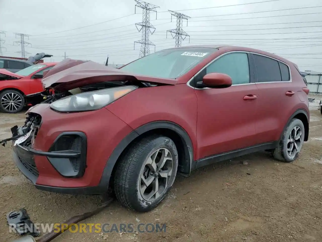 1 Photograph of a damaged car KNDPM3AC2L7671355 KIA SPORTAGE 2020