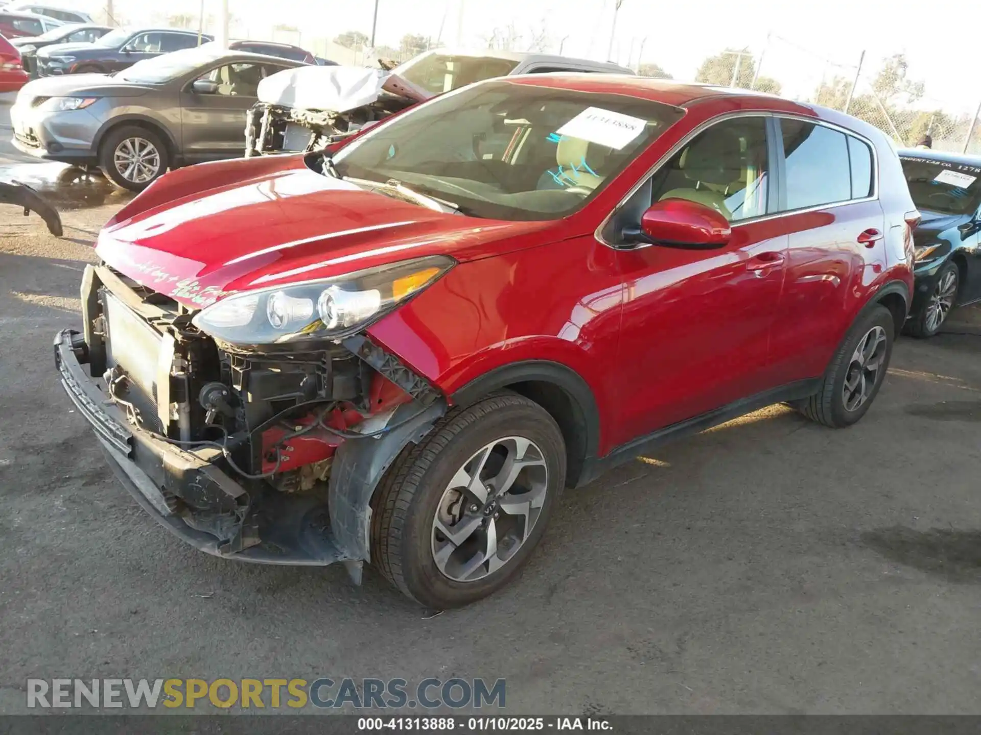 2 Photograph of a damaged car KNDPM3AC2L7737435 KIA SPORTAGE 2020