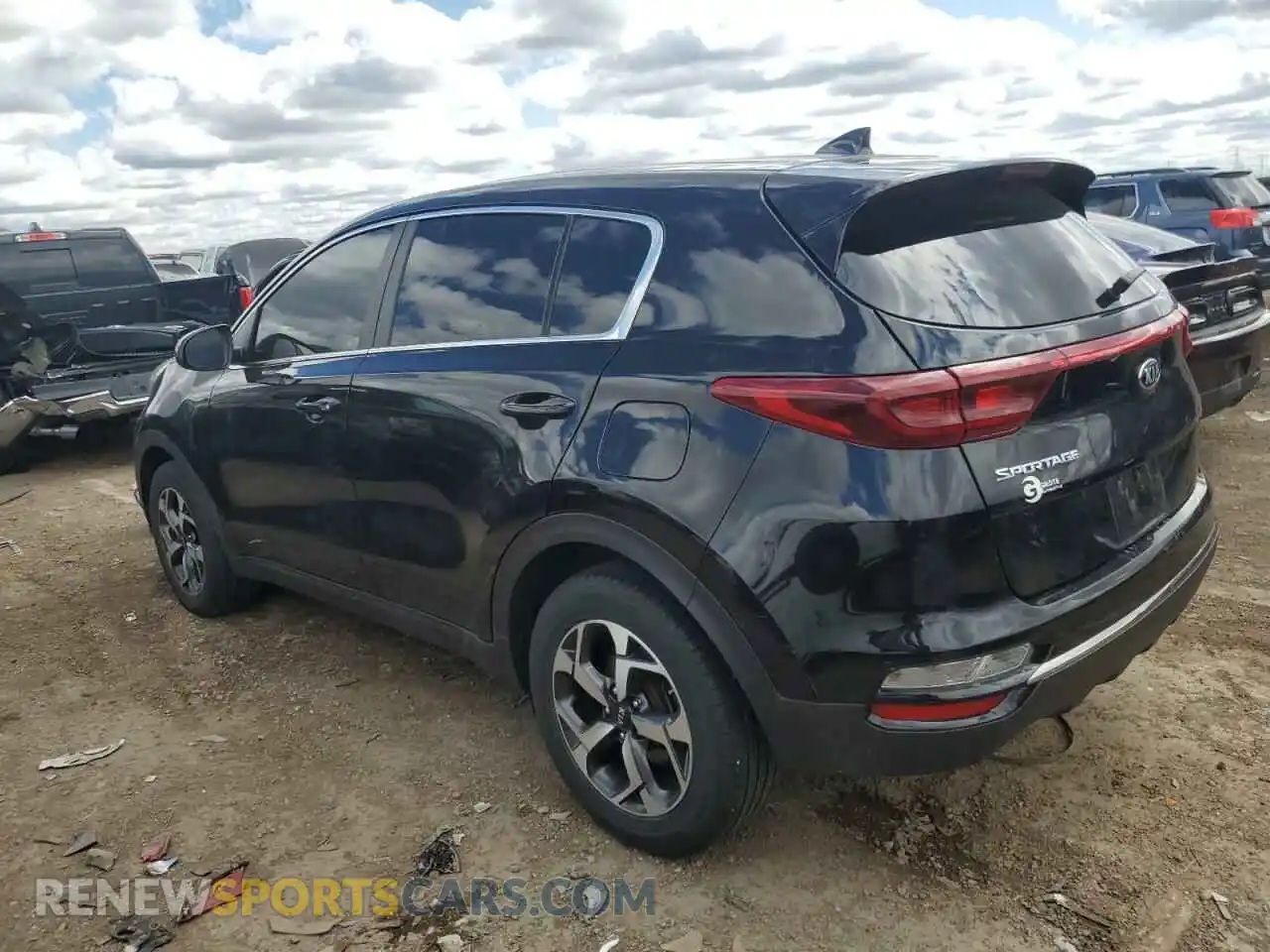 2 Photograph of a damaged car KNDPM3AC6L7729287 KIA SPORTAGE 2020