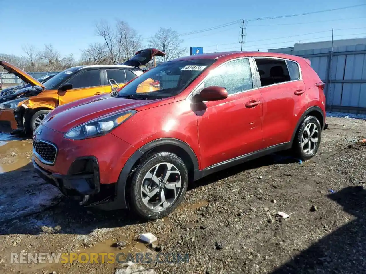 1 Photograph of a damaged car KNDPM3AC8L7748231 KIA SPORTAGE 2020