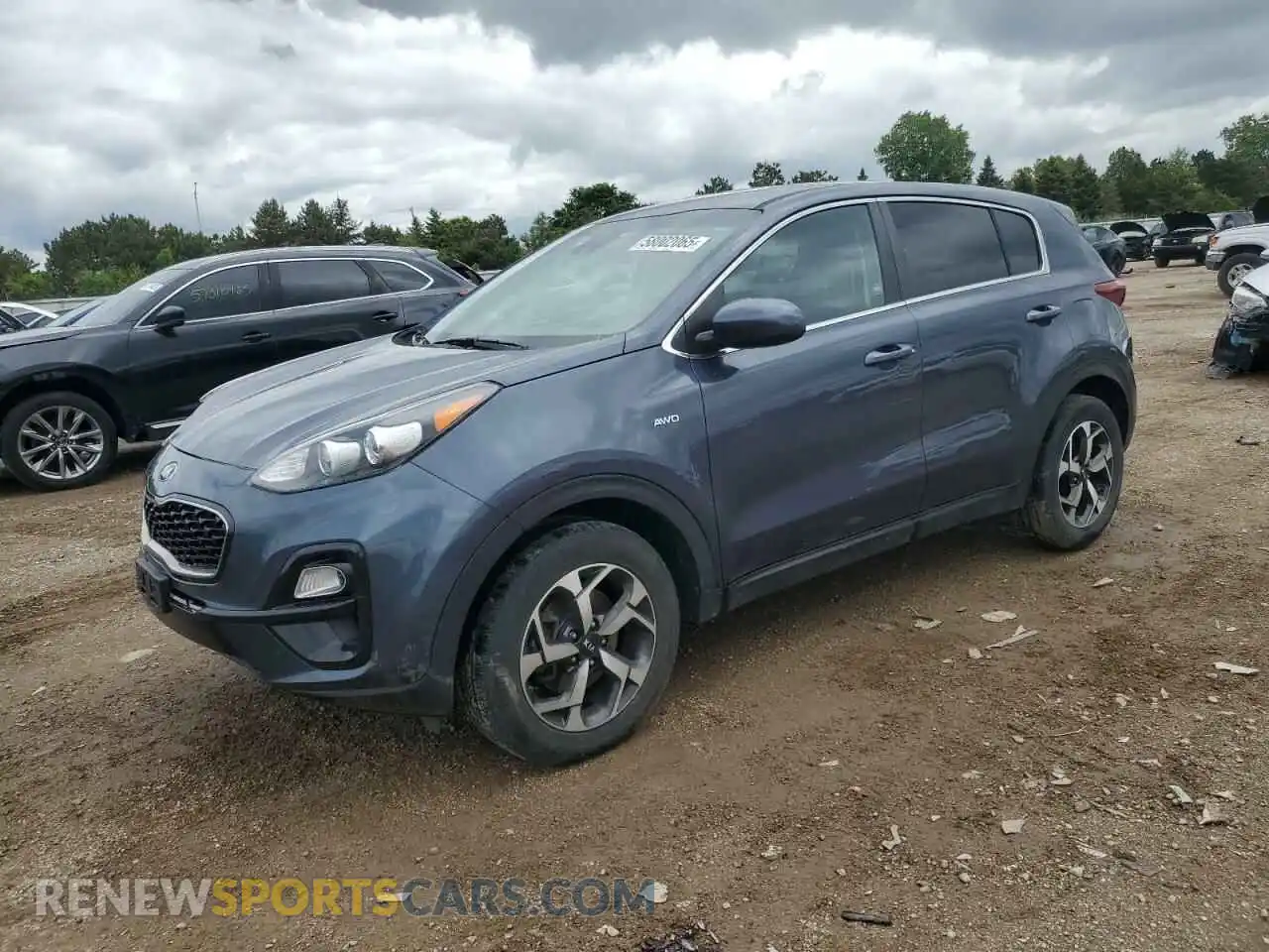 1 Photograph of a damaged car KNDPMCAC9L7635808 KIA SPORTAGE 2020