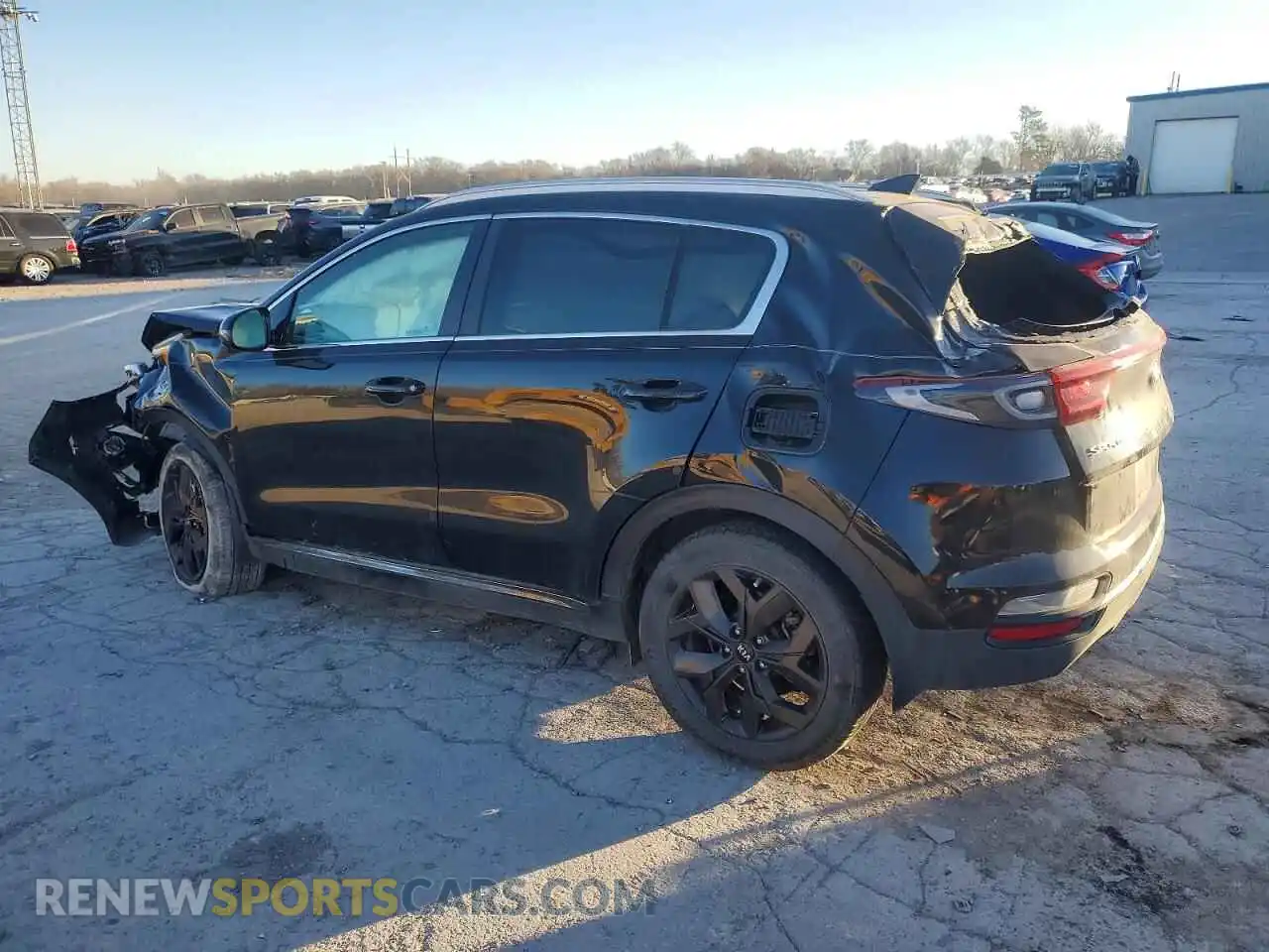 2 Фотография поврежденного автомобиля KNDP63AC1M7871140 KIA SPORTAGE 2021