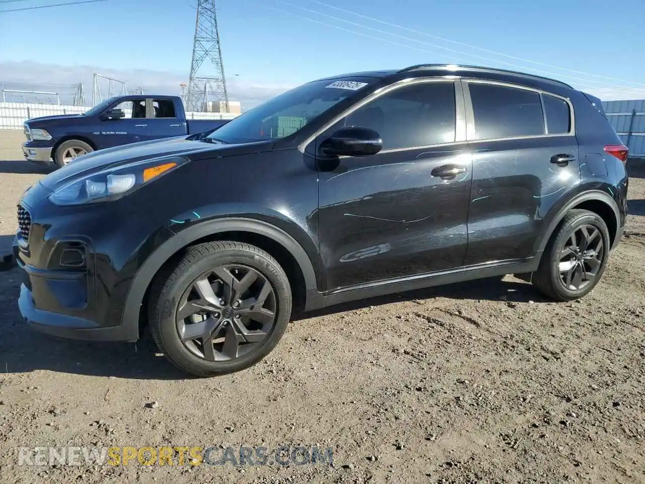 1 Photograph of a damaged car KNDP63AC1M7876953 KIA SPORTAGE 2021