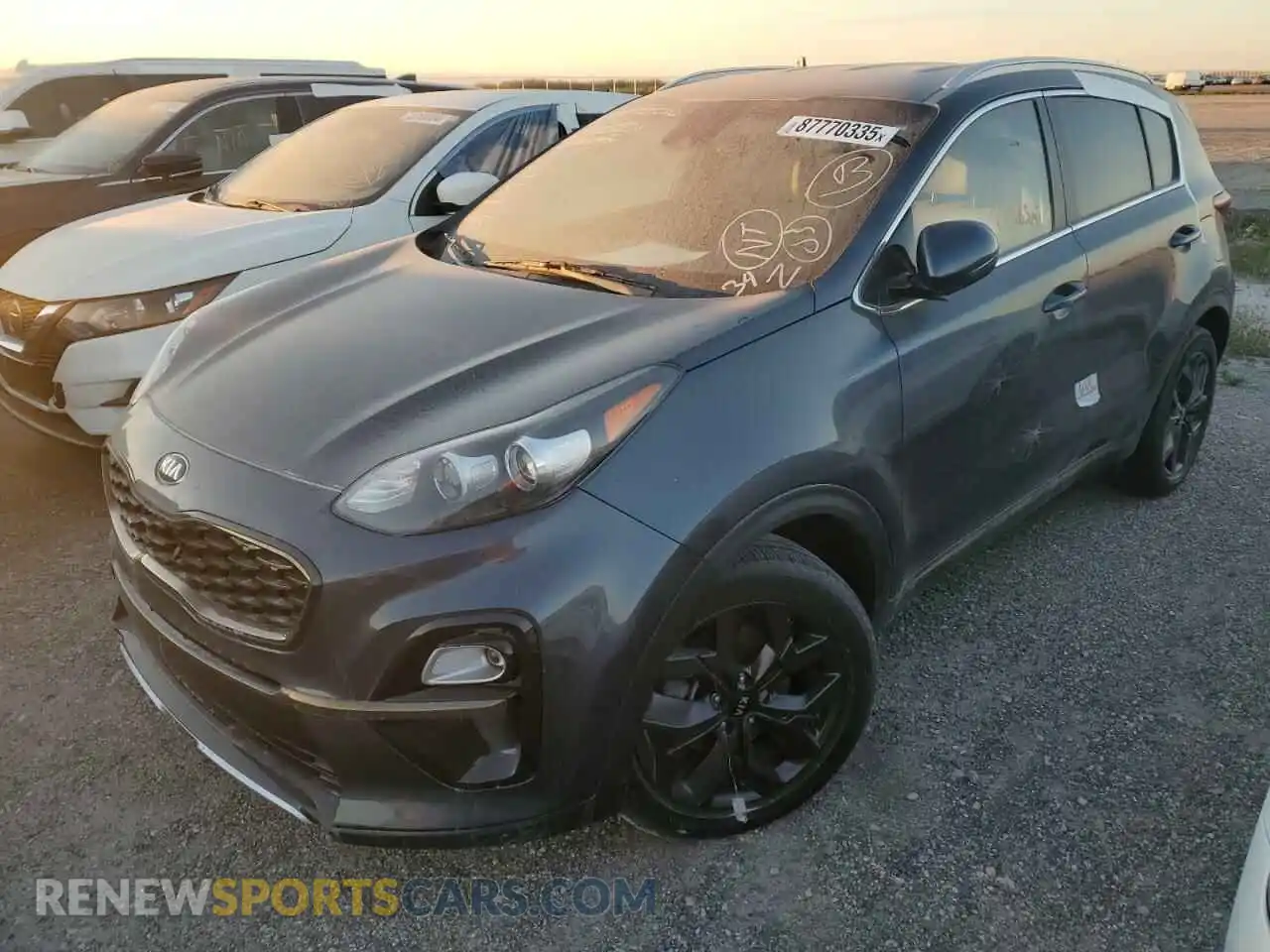 1 Photograph of a damaged car KNDP63AC1M7889329 KIA SPORTAGE 2021
