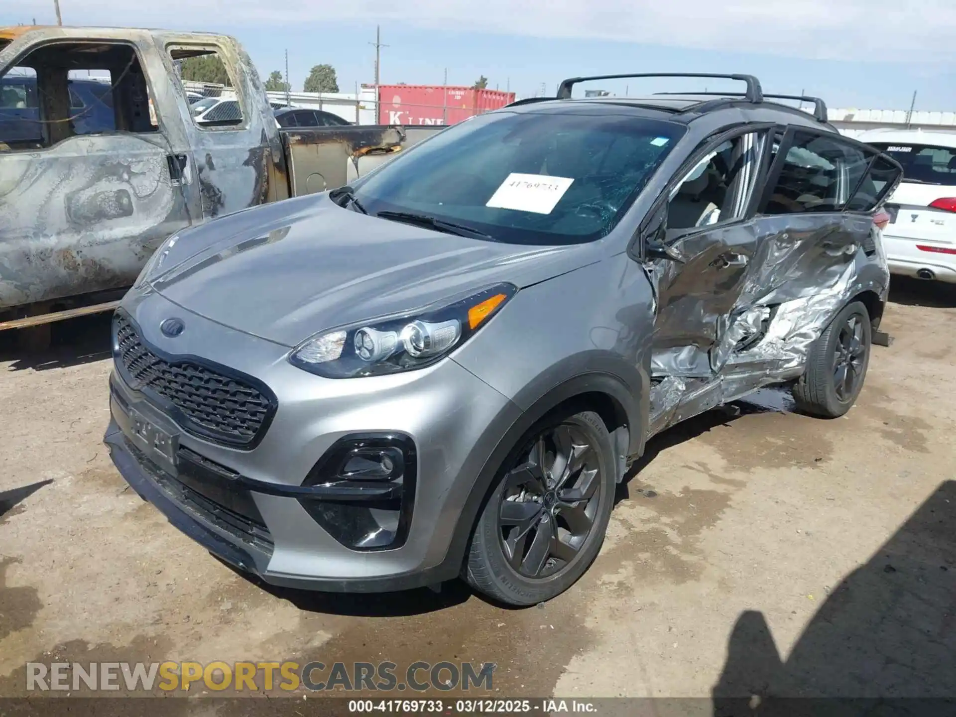2 Photograph of a damaged car KNDP63AC1M7900832 KIA SPORTAGE 2021