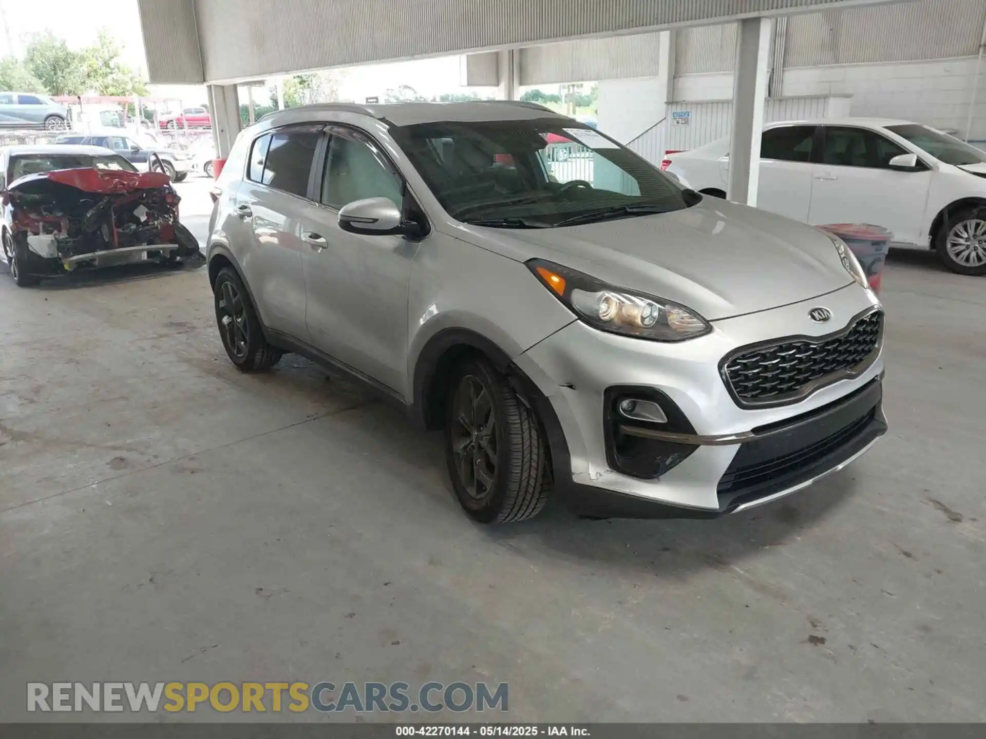 1 Photograph of a damaged car KNDP63AC3M7927658 KIA SPORTAGE 2021