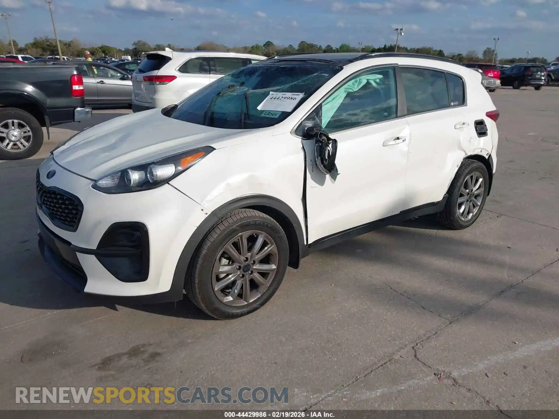 2 Photograph of a damaged car KNDP63AC4M7913395 KIA SPORTAGE 2021