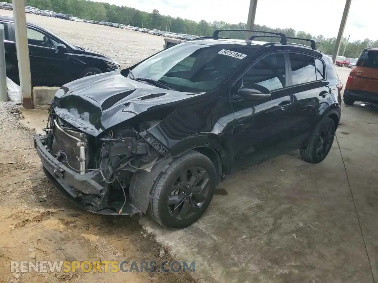 1 fotografías del automóvil dañado KNDP63AC5M7856365 KIA SPORTAGE 2021