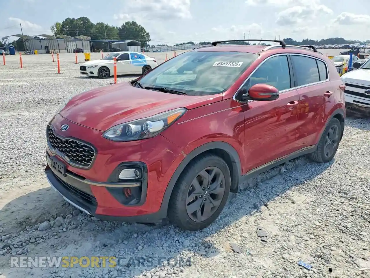 1 fotografías del automóvil dañado KNDP63AC7M7845755 KIA SPORTAGE 2021