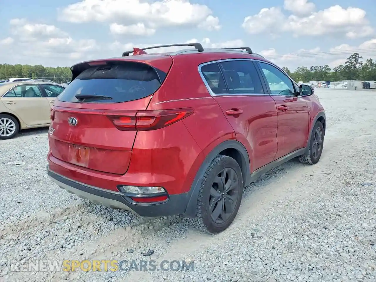 3 fotografías del automóvil dañado KNDP63AC7M7845755 KIA SPORTAGE 2021