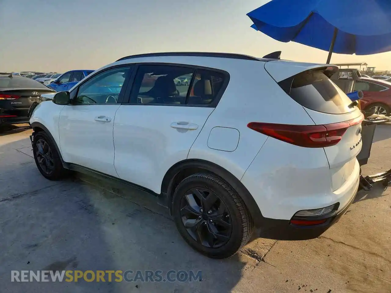 2 Photograph of a damaged car KNDP63AC7M7871739 KIA SPORTAGE 2021