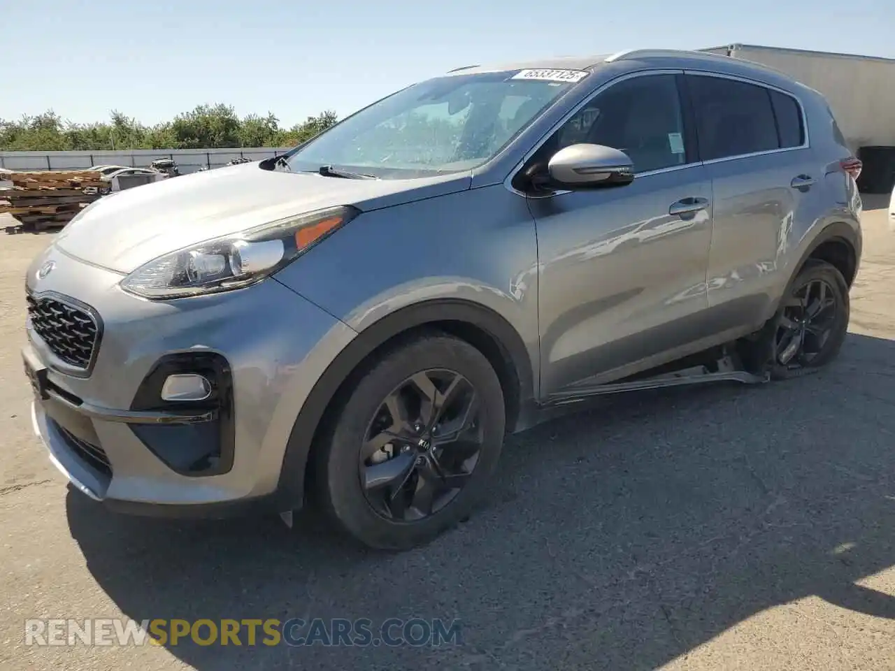 1 Photograph of a damaged car KNDP63AC7M7905579 KIA SPORTAGE 2021