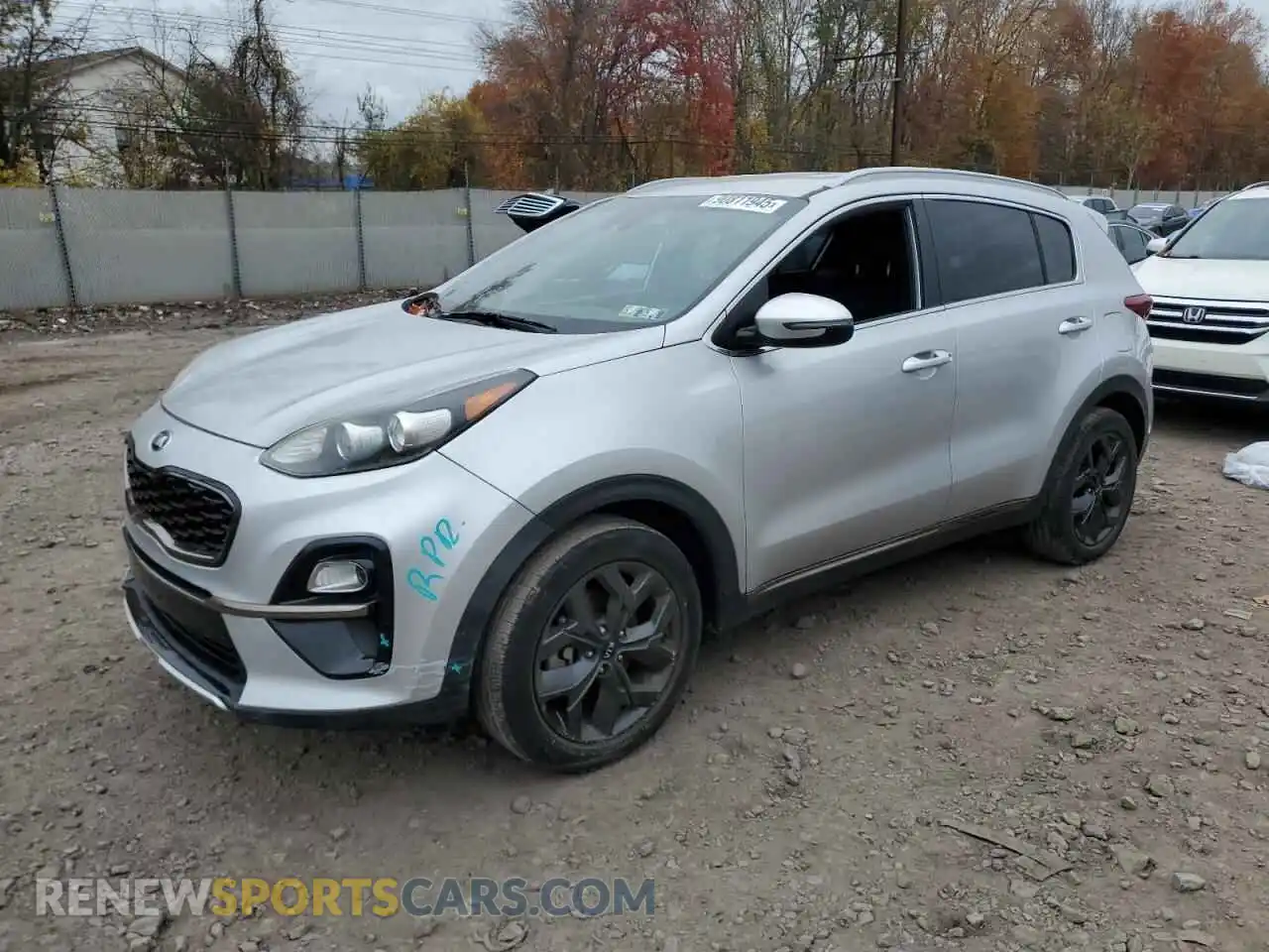 1 Photograph of a damaged car KNDP63AC9M7888896 KIA SPORTAGE 2021