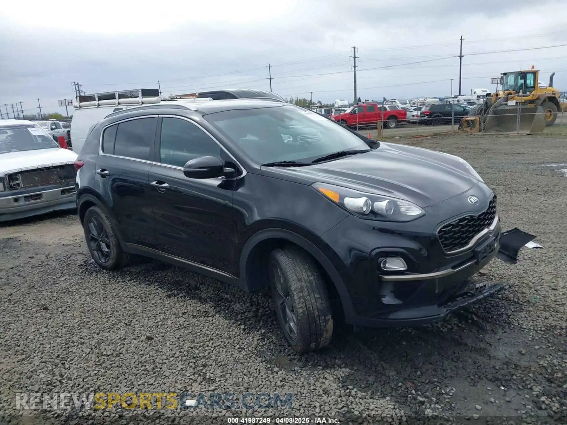 1 Photograph of a damaged car KNDP63ACXM7848116 KIA SPORTAGE 2021