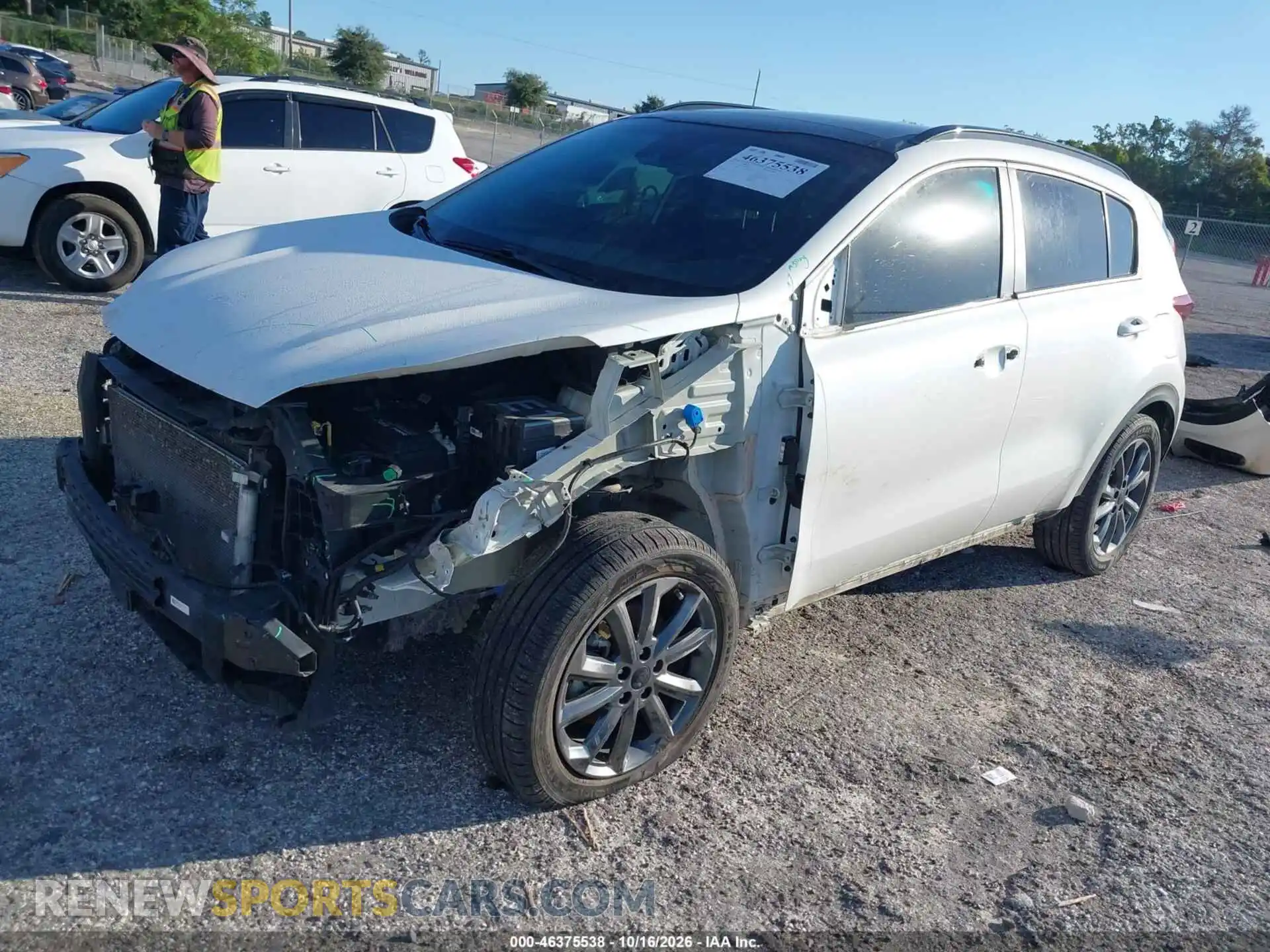 2 Photograph of a damaged car KNDP63ACXM7855647 KIA SPORTAGE 2021
