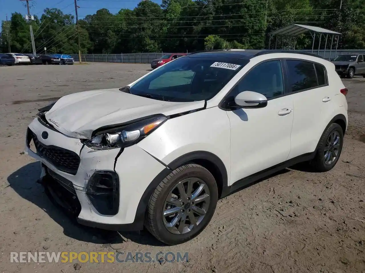 1 Photograph of a damaged car KNDP63ACXM7871573 KIA SPORTAGE 2021