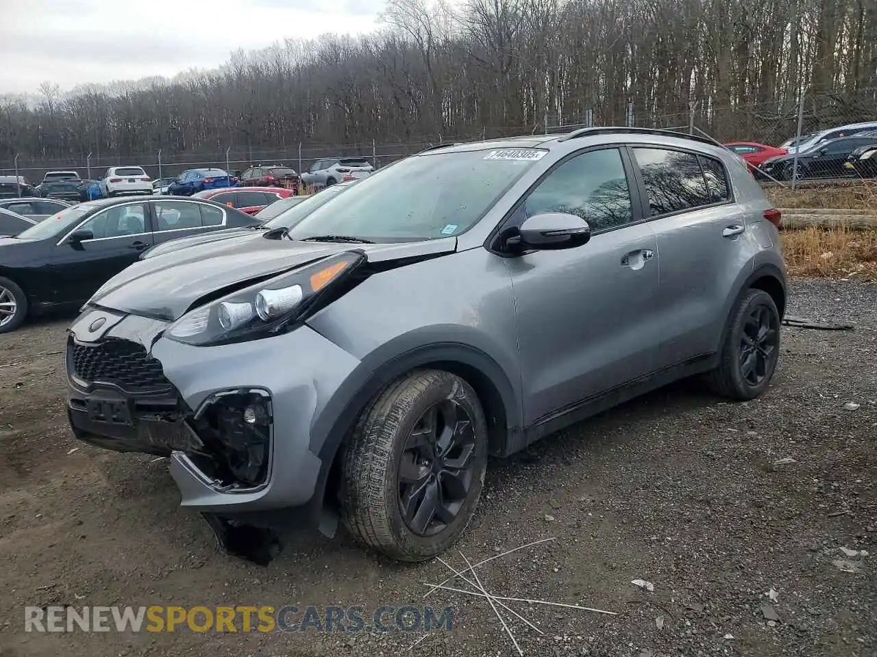 1 Photograph of a damaged car KNDP6CAC0M7911451 KIA SPORTAGE 2021