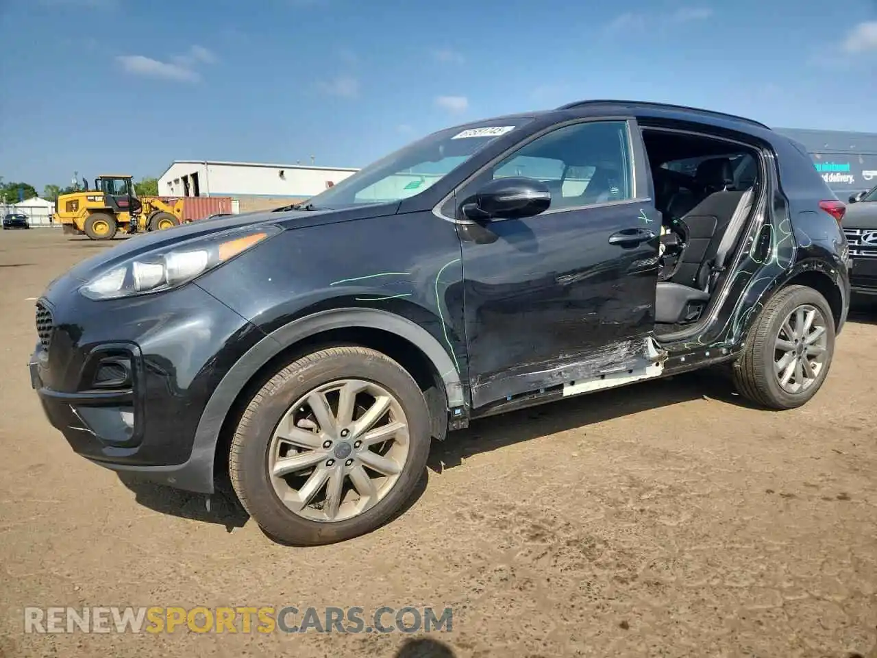 1 Photograph of a damaged car KNDP6CAC2M7917140 KIA SPORTAGE 2021