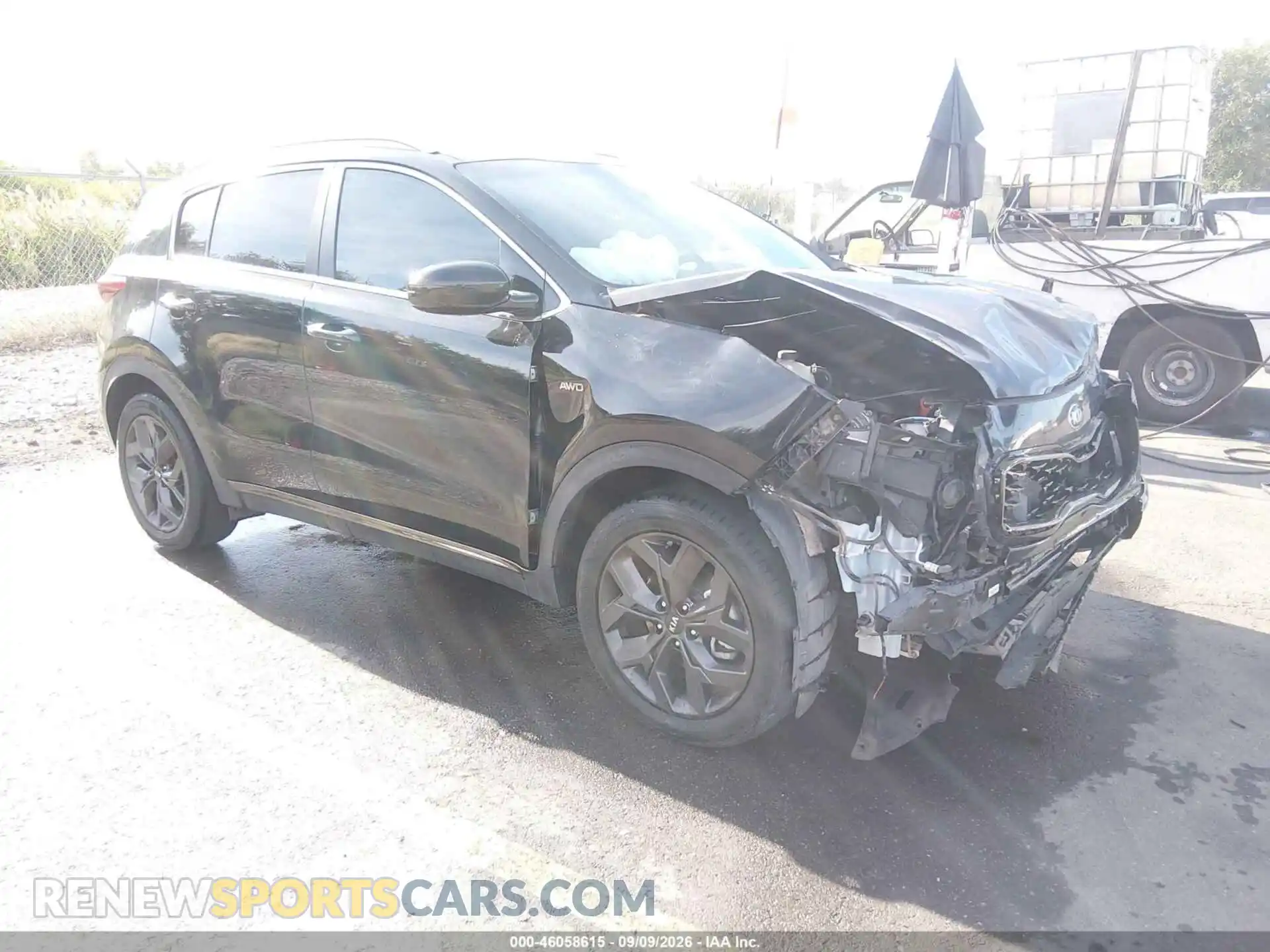 1 Photograph of a damaged car KNDP6CAC3M7916904 KIA SPORTAGE 2021
