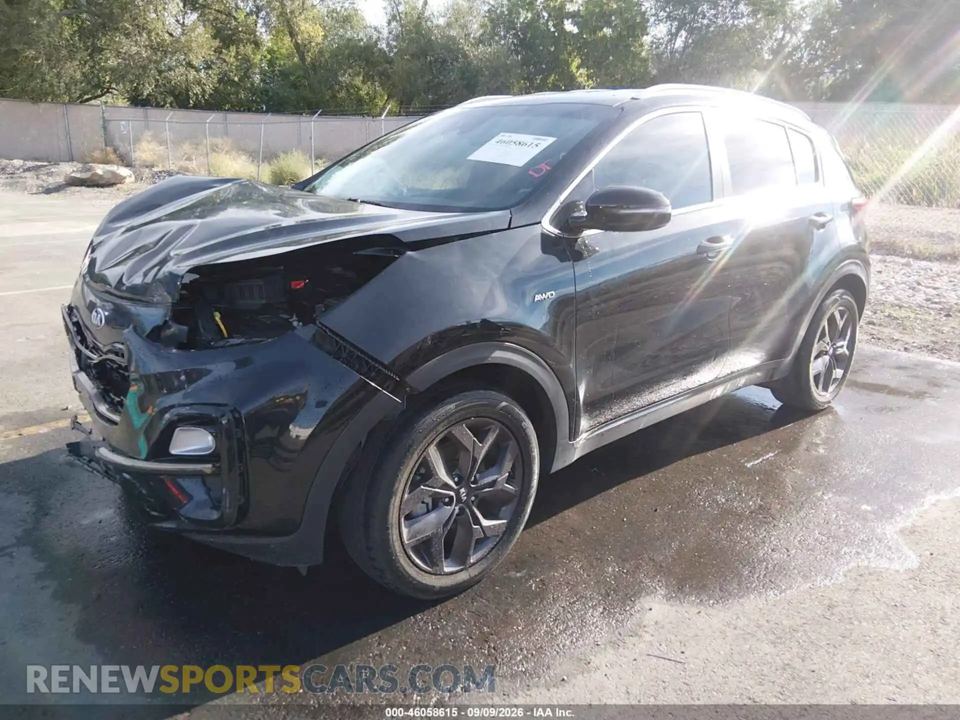 2 Photograph of a damaged car KNDP6CAC3M7916904 KIA SPORTAGE 2021