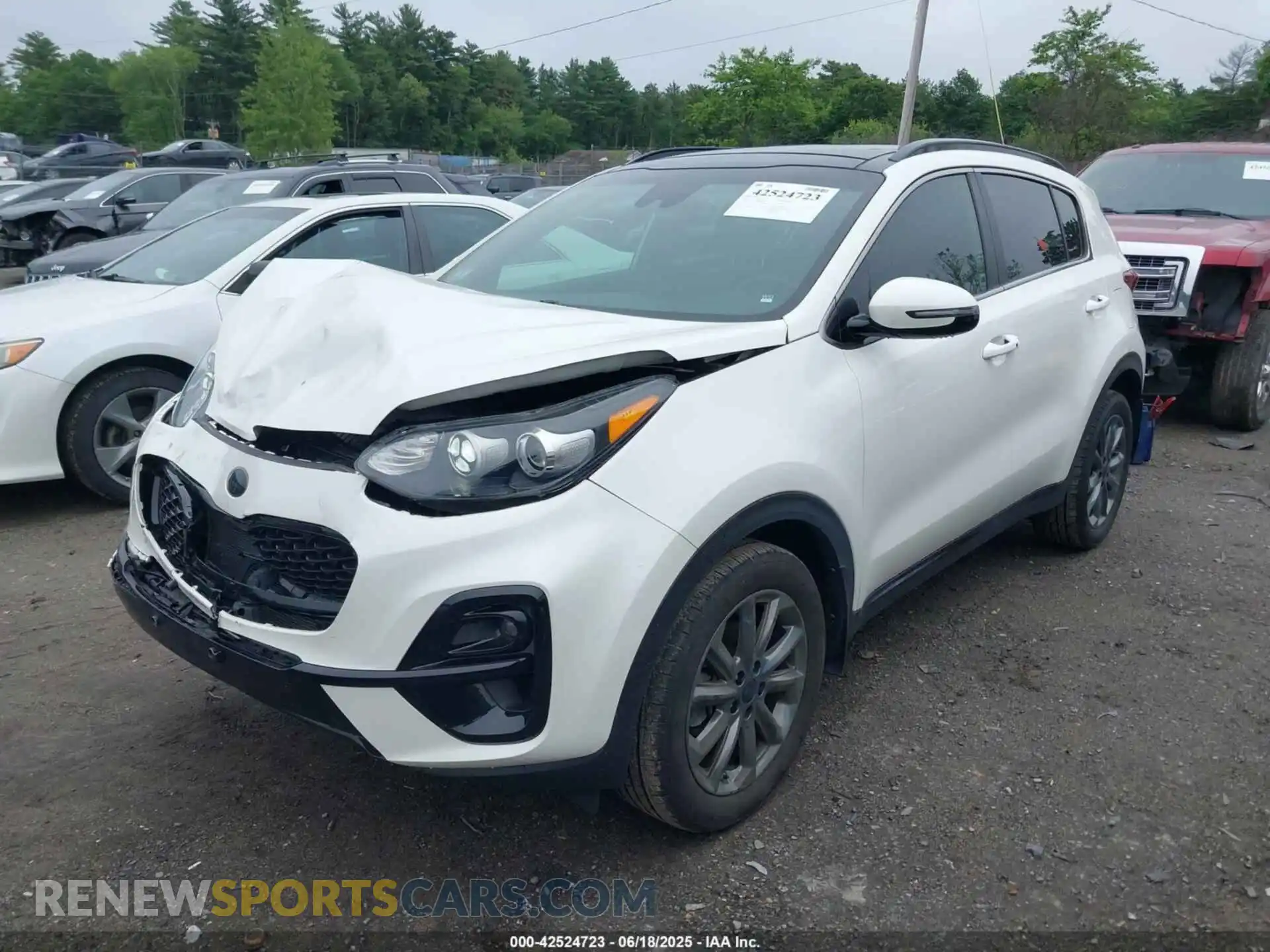 2 Photograph of a damaged car KNDP6CAC4M7874260 KIA SPORTAGE 2021