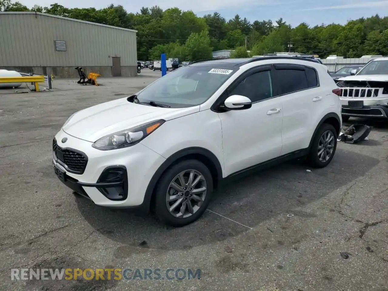 1 Photograph of a damaged car KNDP6CAC4M7938622 KIA SPORTAGE 2021