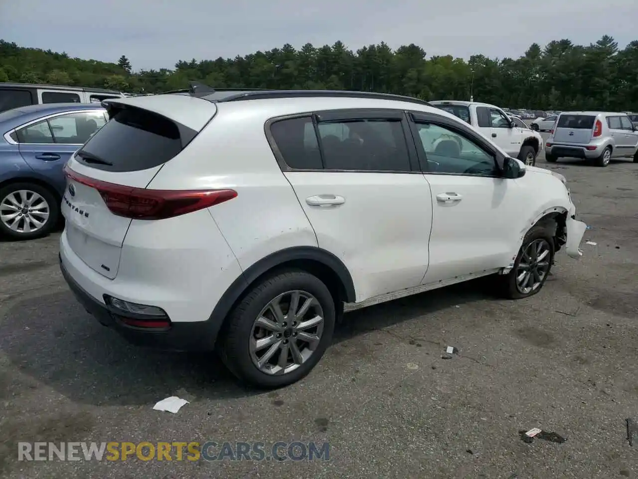 3 Photograph of a damaged car KNDP6CAC4M7938622 KIA SPORTAGE 2021
