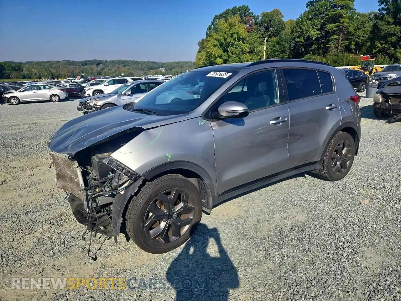 1 fotografías del automóvil dañado KNDP6CAC5M7914538 KIA SPORTAGE 2021