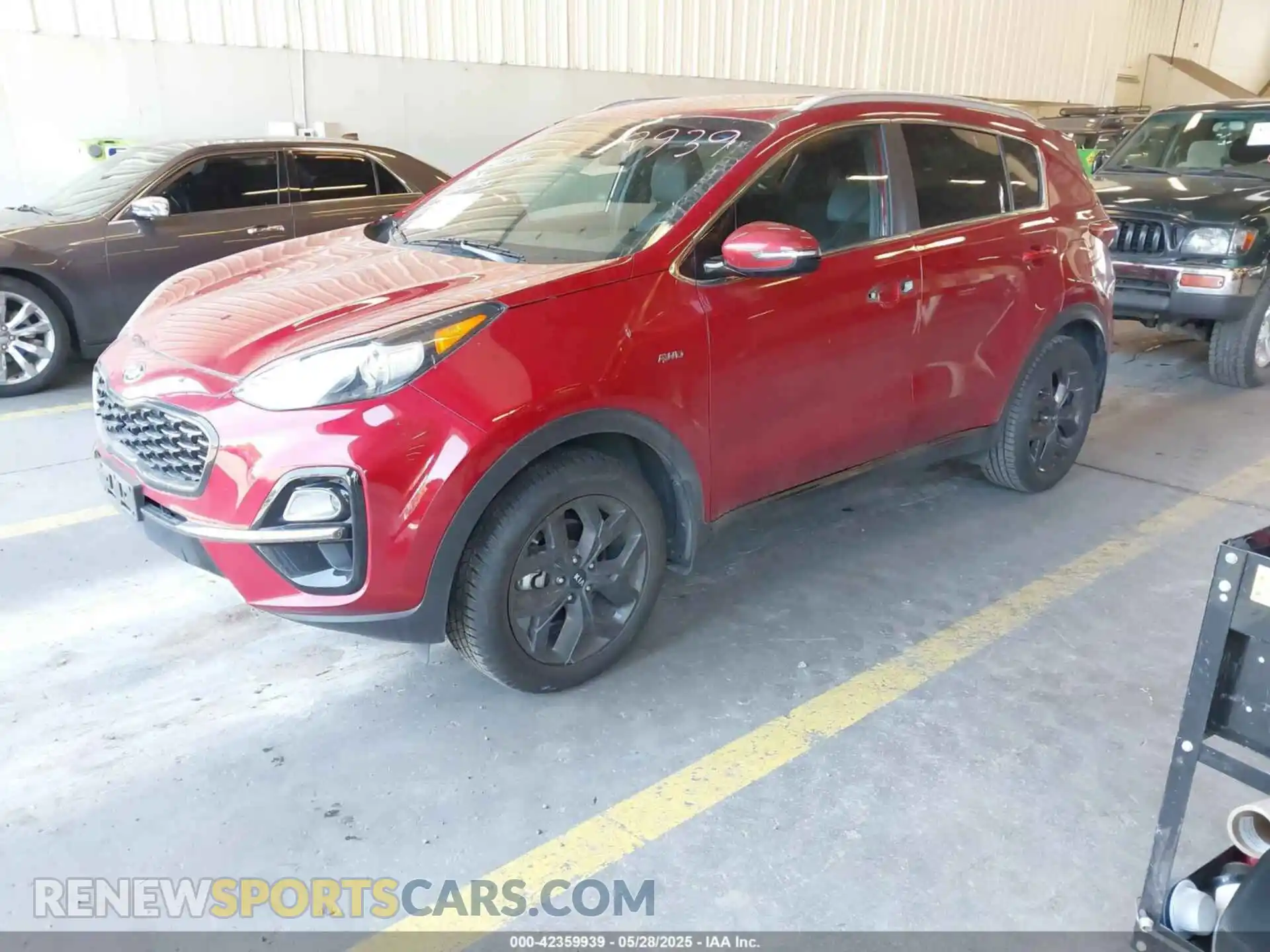 2 Photograph of a damaged car KNDP6CAC5M7925636 KIA SPORTAGE 2021