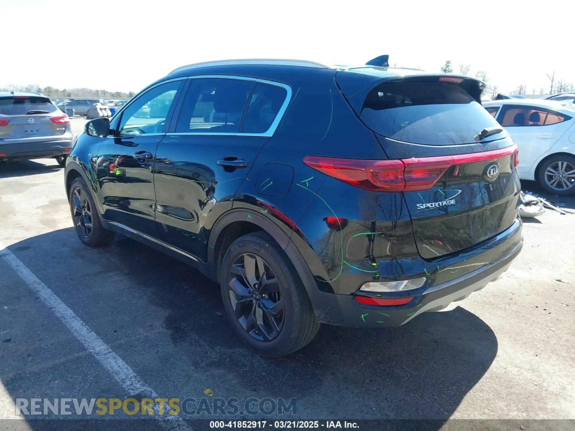 3 Photograph of a damaged car KNDP6CAC6M7887592 KIA SPORTAGE 2021