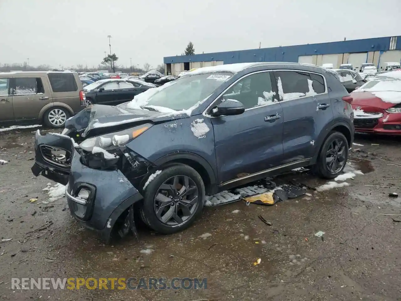 1 Photograph of a damaged car KNDP6CAC6M7914659 KIA SPORTAGE 2021