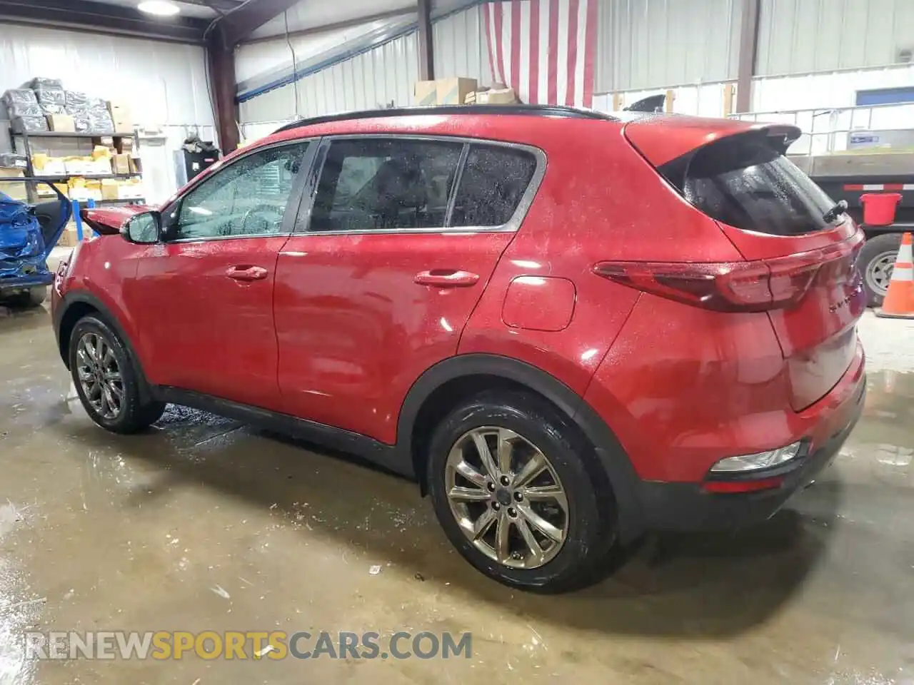 2 Photograph of a damaged car KNDP6CAC7M7885611 KIA SPORTAGE 2021
