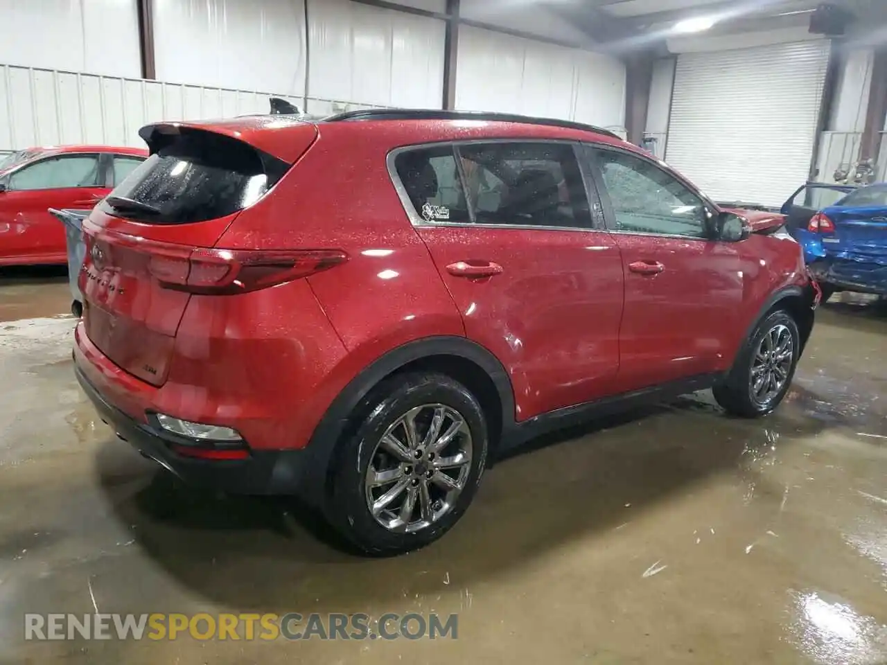 3 Photograph of a damaged car KNDP6CAC7M7885611 KIA SPORTAGE 2021