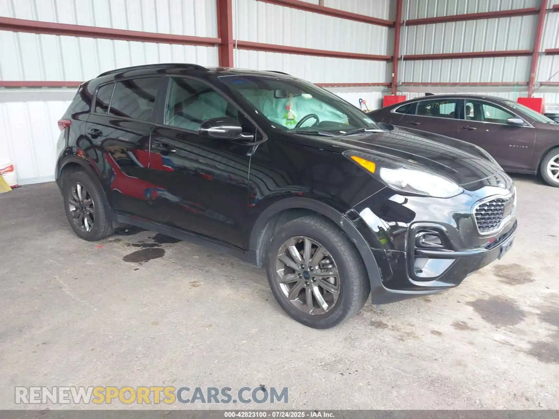 1 Photograph of a damaged car KNDP6CAC8M7936288 KIA SPORTAGE 2021