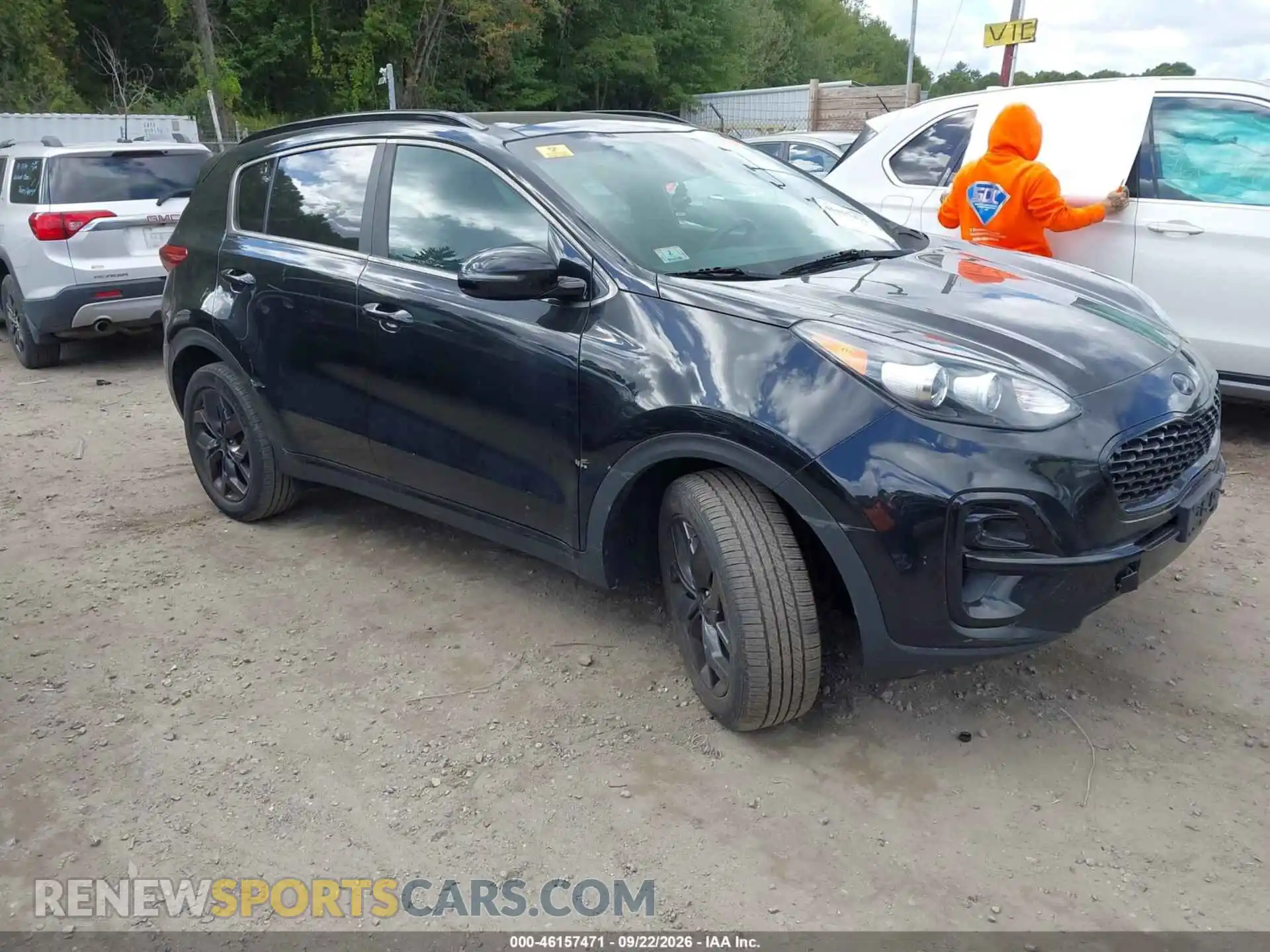 1 Photograph of a damaged car KNDP6CAC9M7854795 KIA SPORTAGE 2021