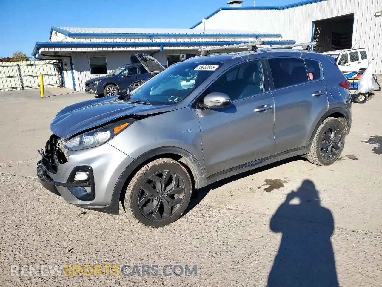 1 fotografías del automóvil dañado KNDP6CACXM7846124 KIA SPORTAGE 2021