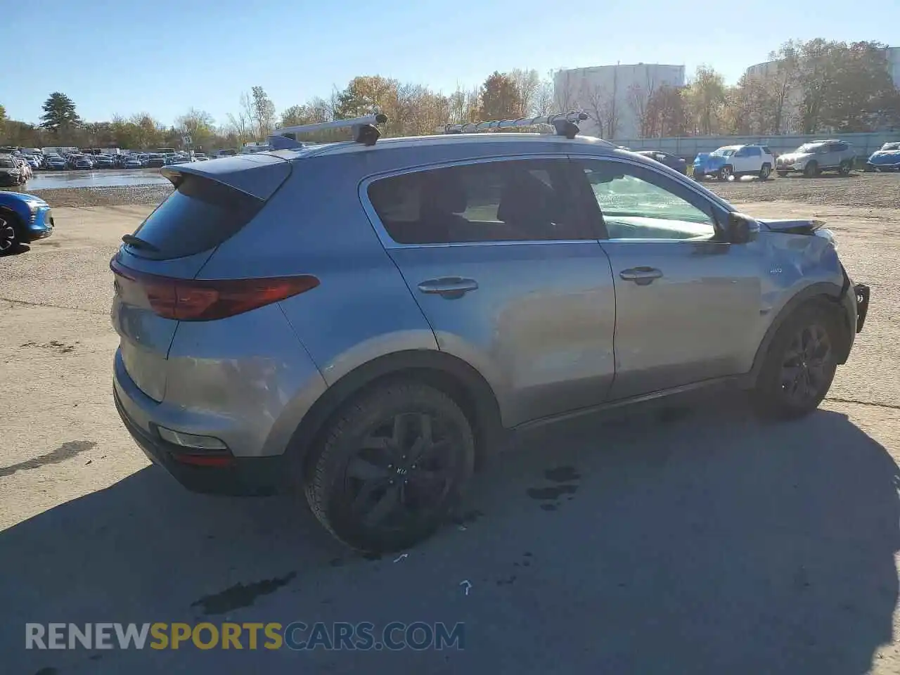 3 fotografías del automóvil dañado KNDP6CACXM7846124 KIA SPORTAGE 2021