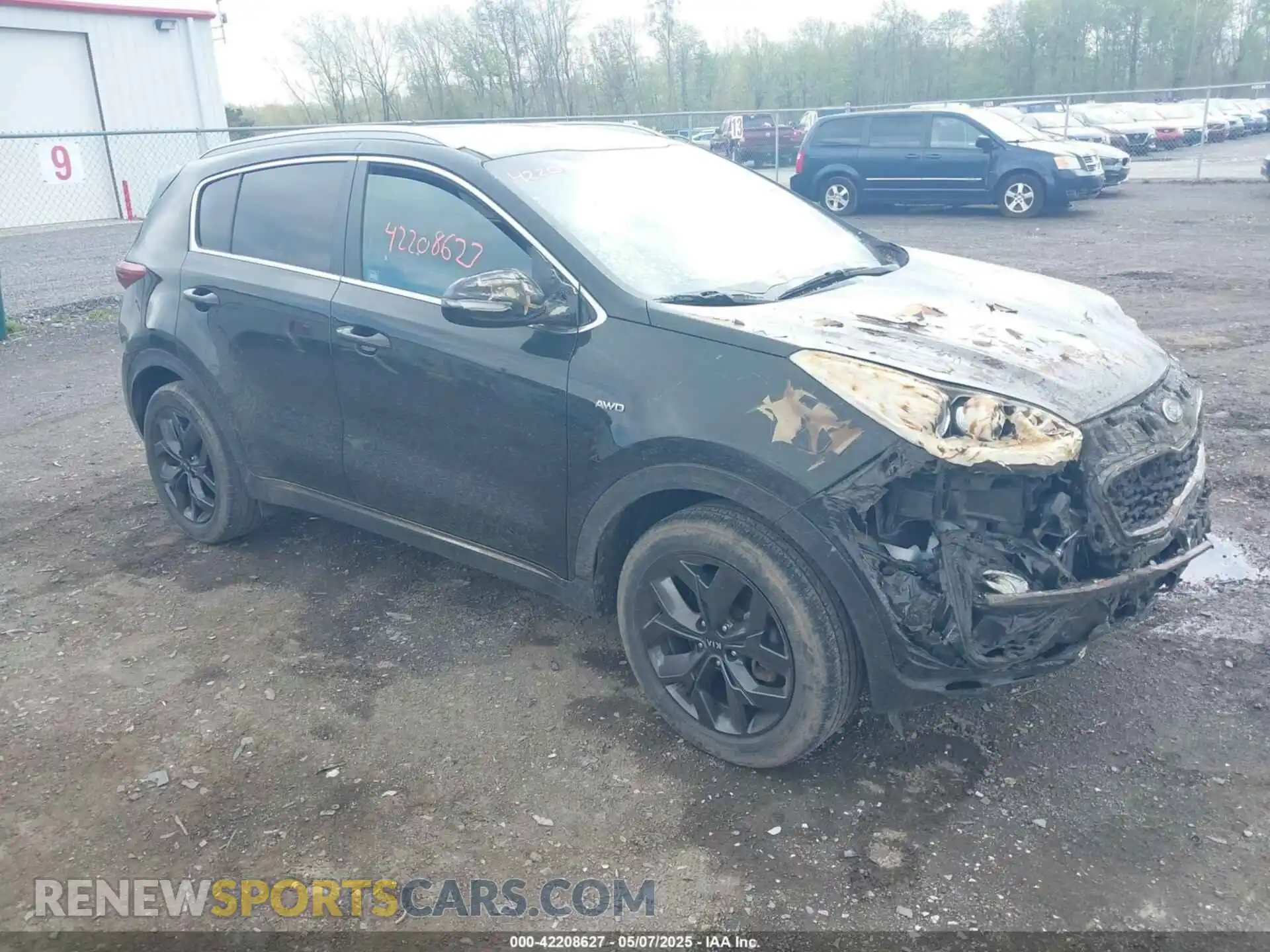 1 Фотография поврежденного автомобиля KNDP6CACXM7848732 KIA SPORTAGE 2021