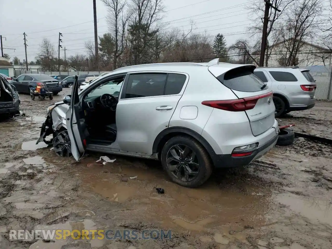 2 Photograph of a damaged car KNDP6CACXM7851582 KIA SPORTAGE 2021