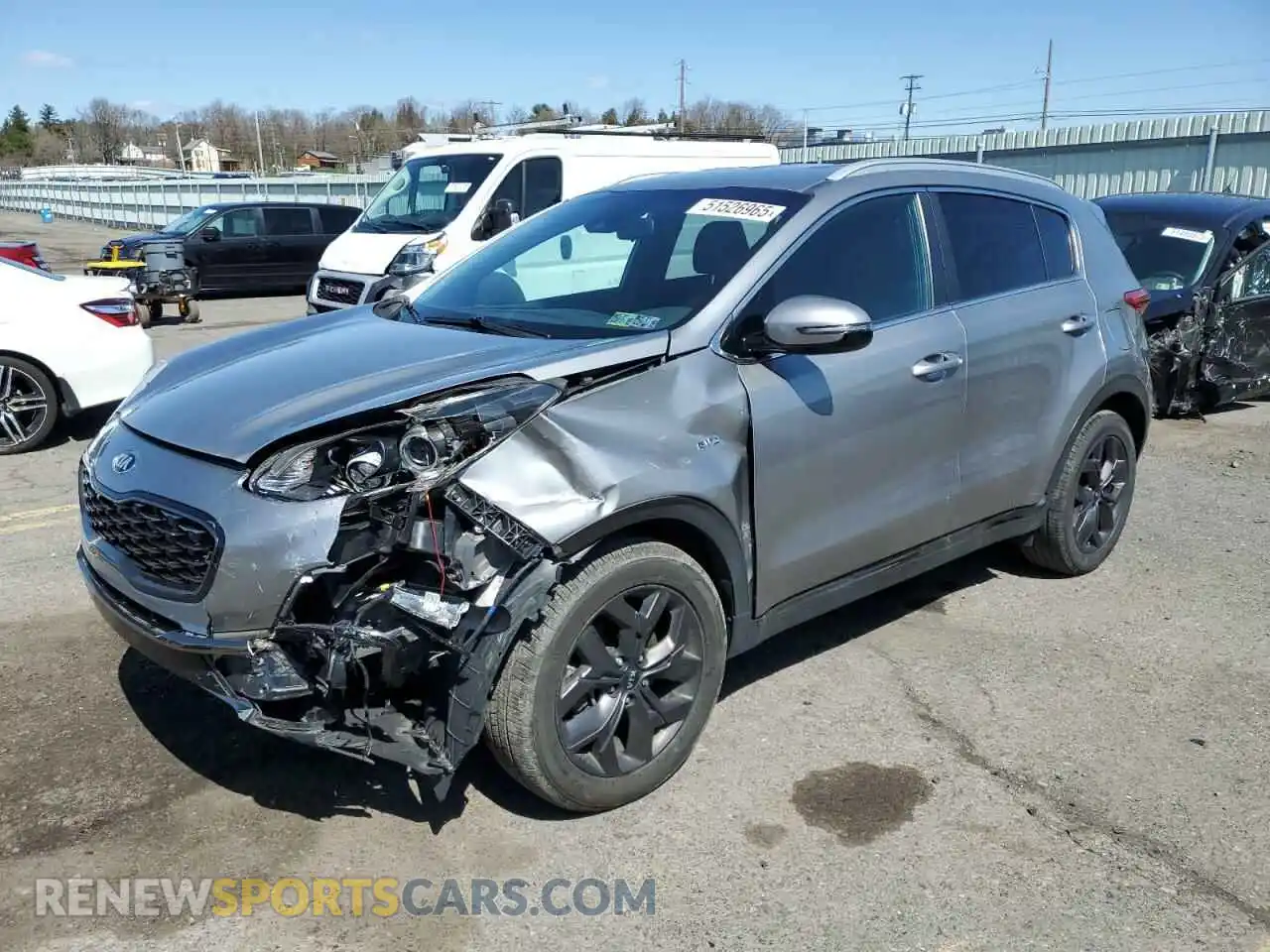 1 Фотография поврежденного автомобиля KNDP6CACXM7888356 KIA SPORTAGE 2021